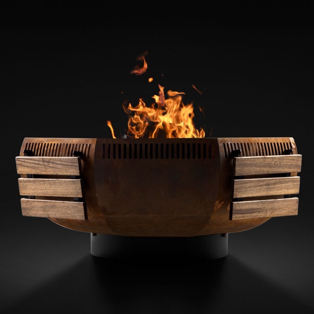 Collingwood Short Corten 45" Wood Burning Fire Pit