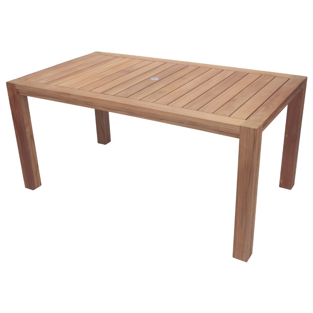 Comfort 63" Rectangle Teak Dining Table