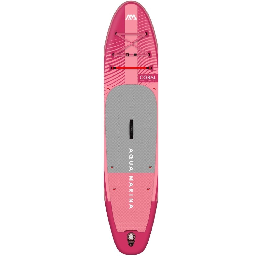 CORAL 10'2" (Raspberry) Advanced All-Around Inflatable Stand Up Paddle Board