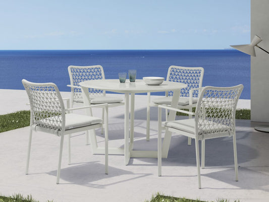 Club / Cuddle Collection 5pc Dining Set with Round Table