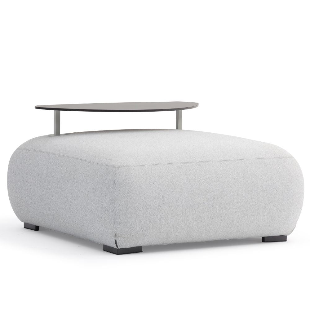 Olala Collection Ottoman with Side Table