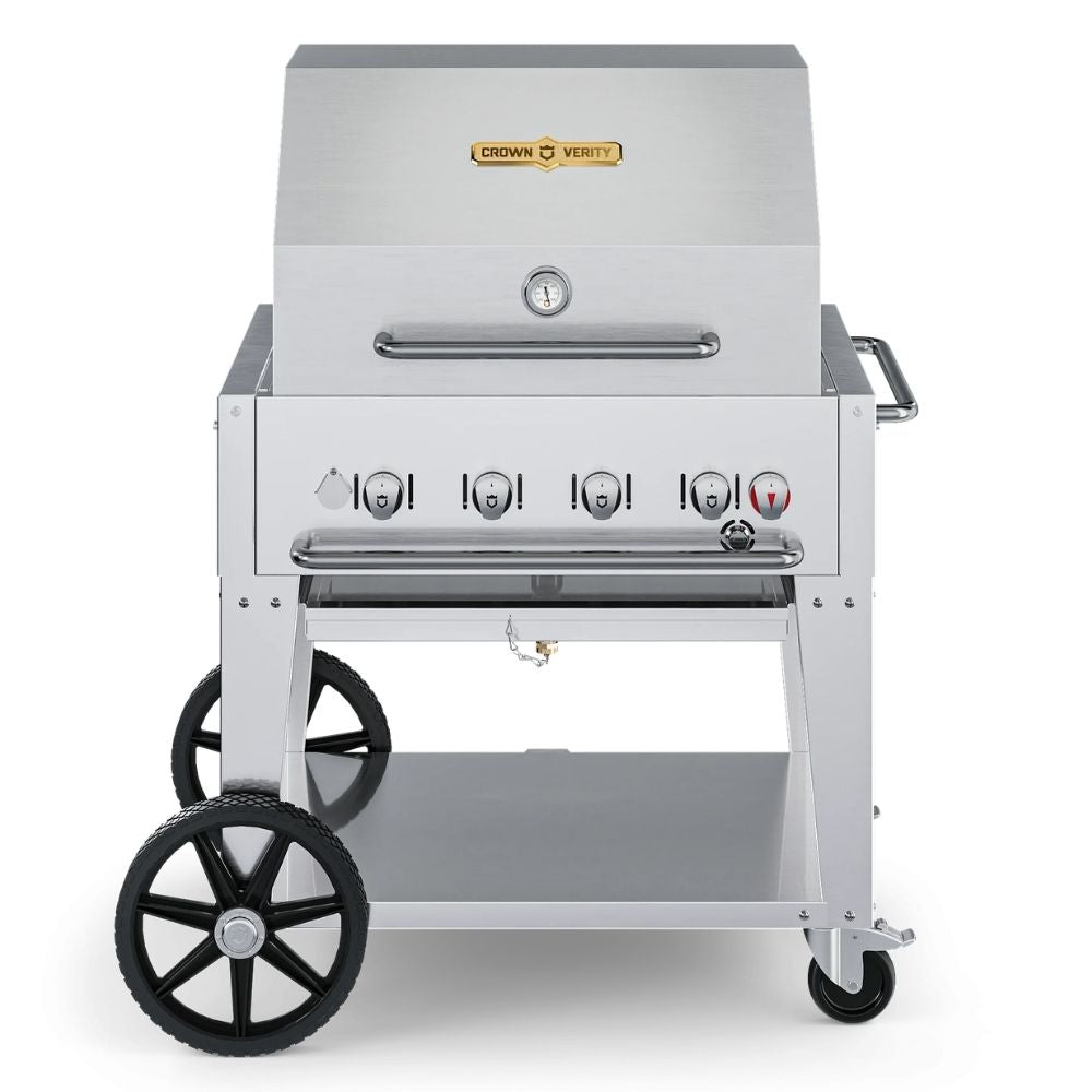 Crown Verity 30" Mobile Grill: Dome Package