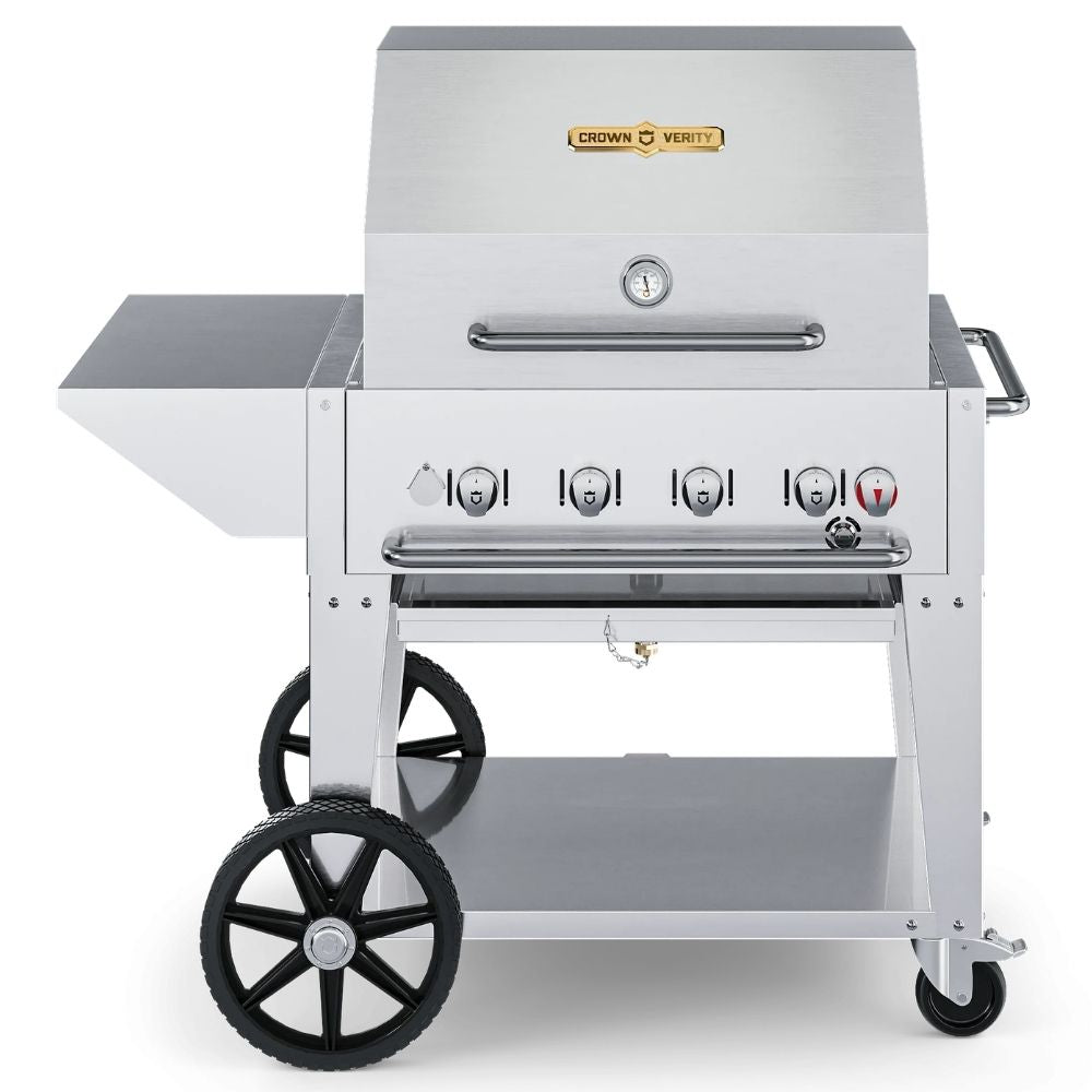 Crown Verity 30" Mobile Grill: Single Shelf Package