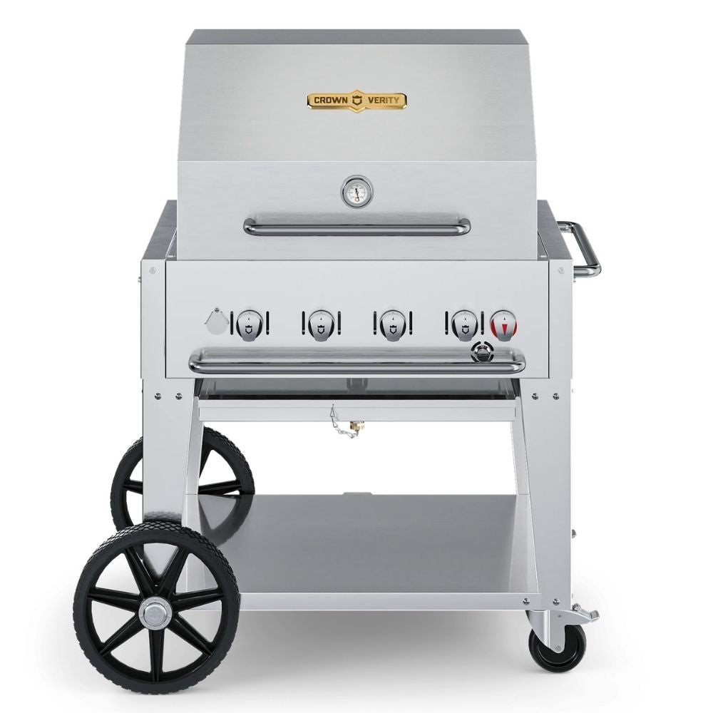 Crown Verity 36" Mobile Grill: Dome Package