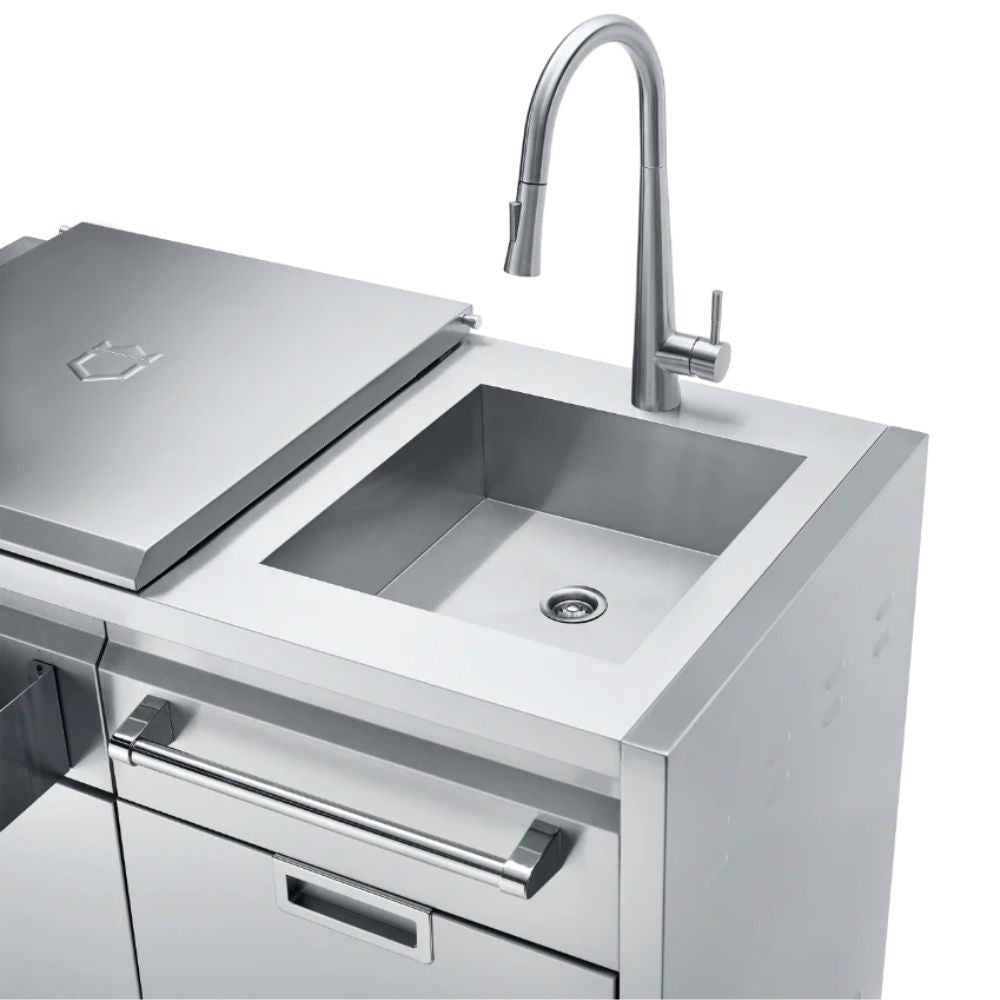 Crown Verity 42" Infinite Series Modular Beverage Center Cabinet with Garbage Holder