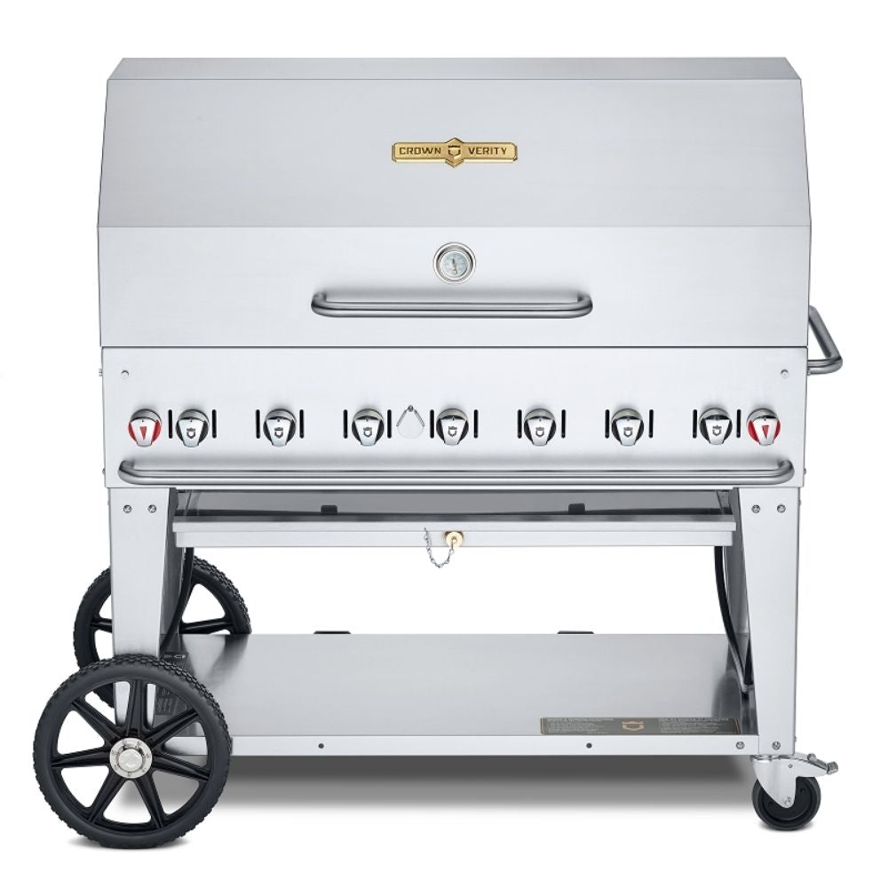 Crown Verity 48" Mobile Grill: Dome Package