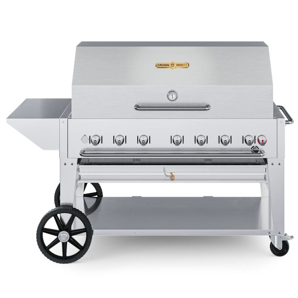 Crown Verity 48" Mobile Grill: Single Shelf Package