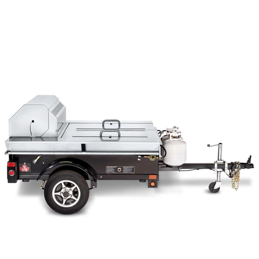 Crown Verity 48" Towable Grill: 2 Storage Containers