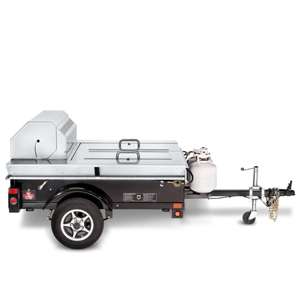 Crown Verity 48" Towable Grill: 2 Storage Containers