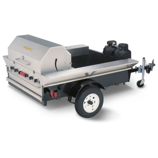Crown Verity 48" Towable Grill: Open Bed