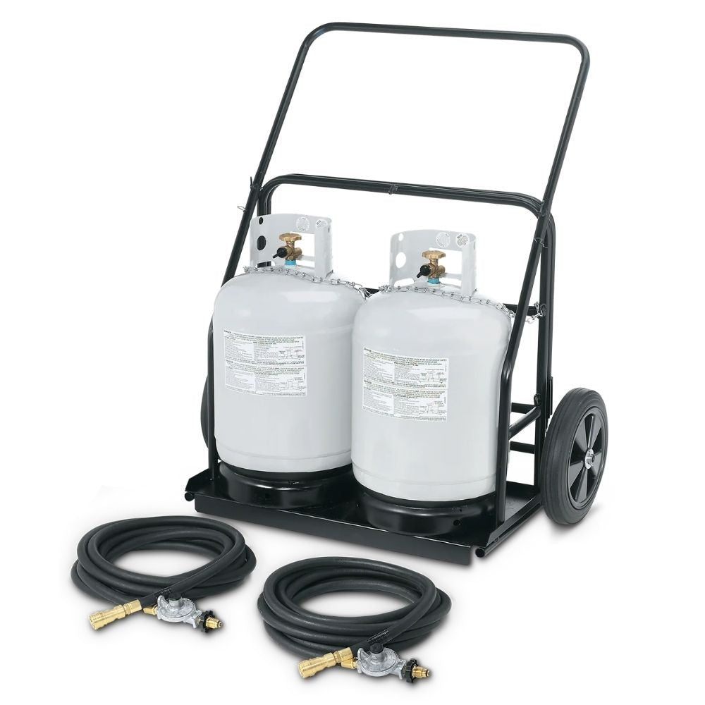 Crown Verity 60" Mobile Grill with Propane Cart: Dual Roll Dome