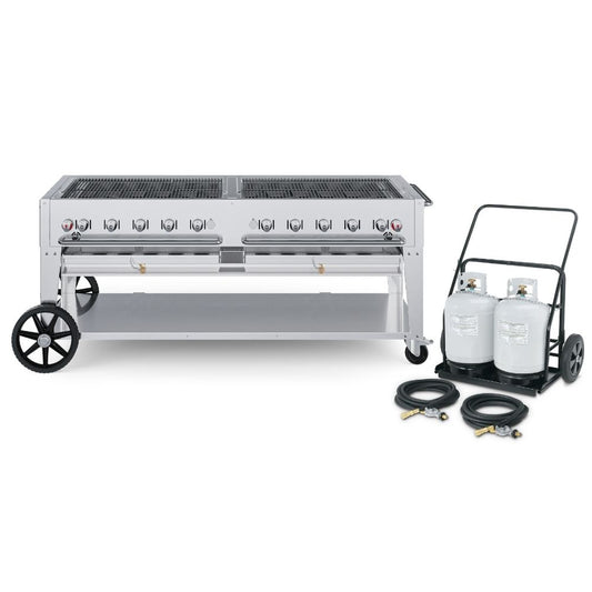 Crown Verity 72" Mobile Grill with Propane Cart