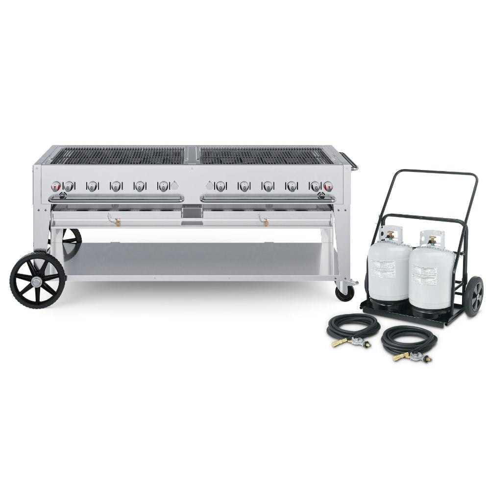 Crown Verity 72" Mobile Grill with Propane Cart