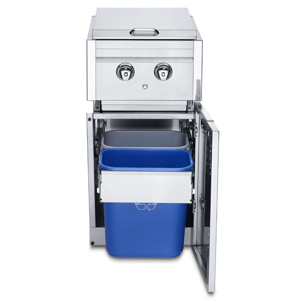 Crown Verity Infinite Series Modular Cabinet: Dual Side Burner & Garbage Holder - Natural Gas