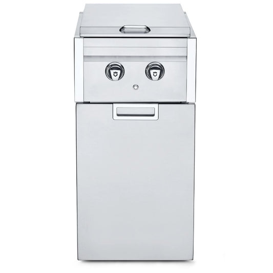 Crown Verity Infinite Series Modular Cabinet: Dual Side Burner - Natural Gas