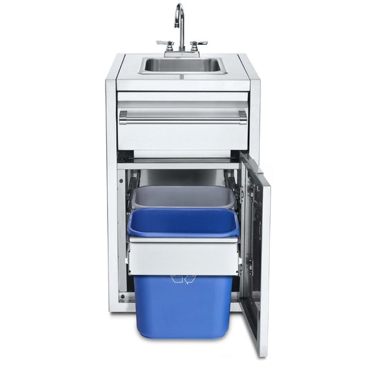 Crown Verity Infinite Series Small Built-In Cabinet: Sink & Garbage Holder