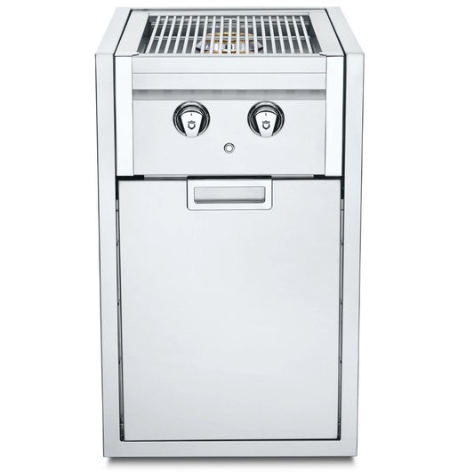 Crown Verity Infinite Series Small Cabinet: Built-In Dual Side Burner - Natural Gas