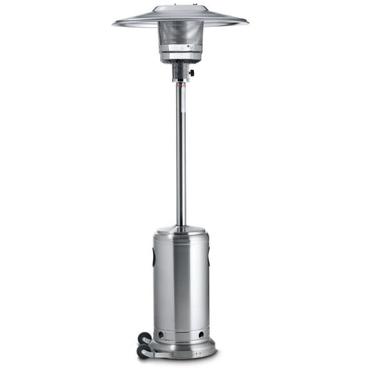 Crown Verity Propane Patio Heater: Stainless Steel