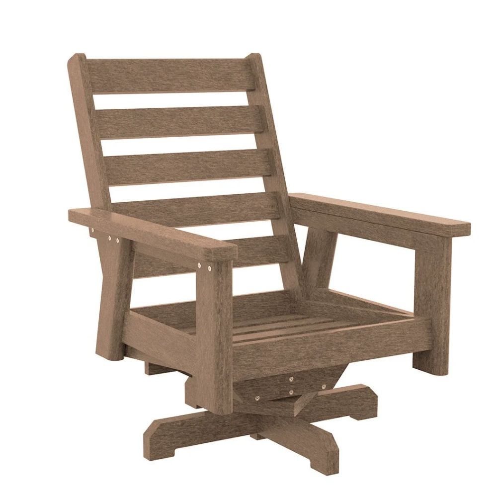 Charleston High Back Swivel Club Chair