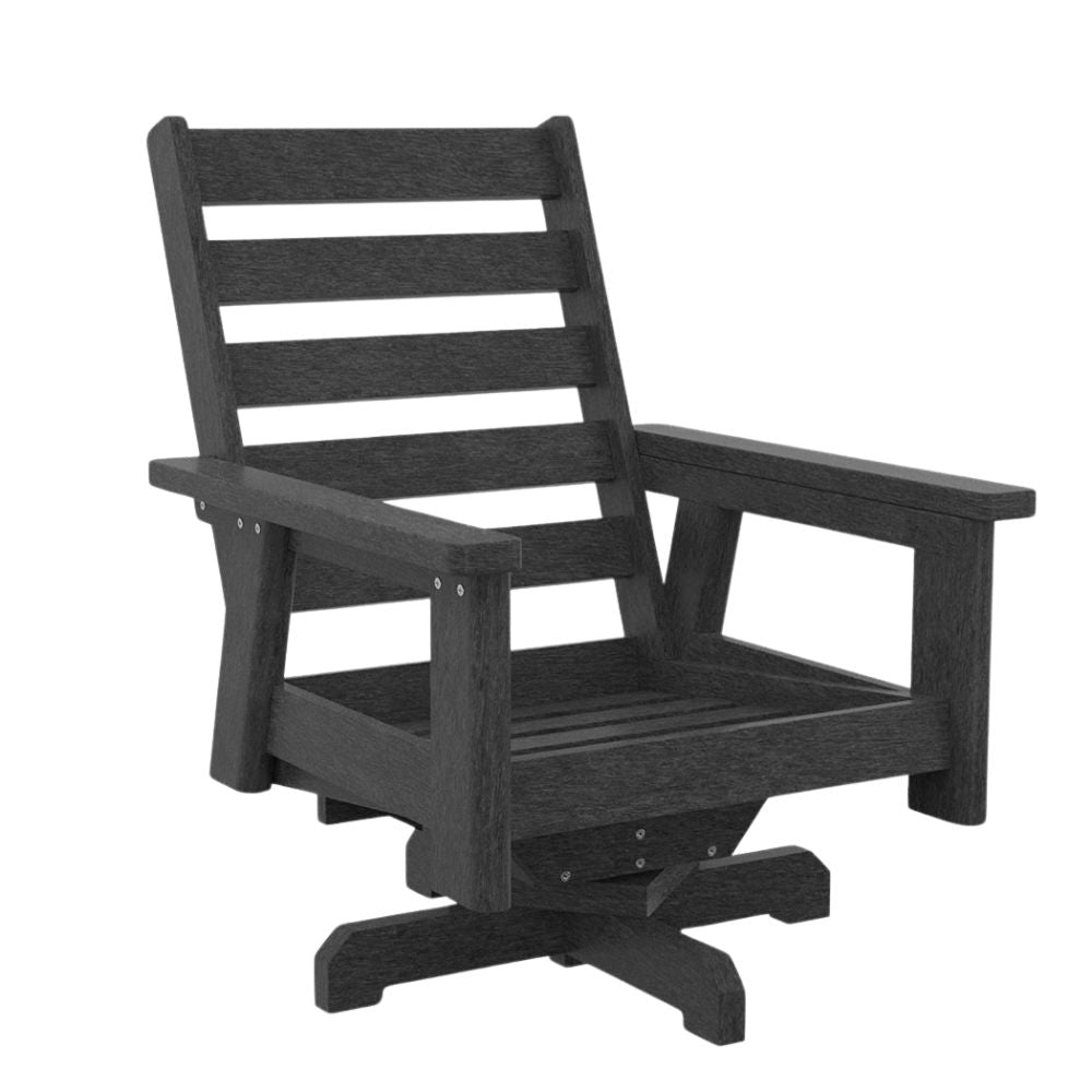 Charleston High Back Swivel Club Chair