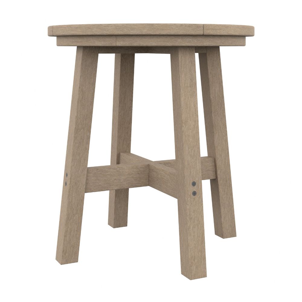 Round Adirondack End Table