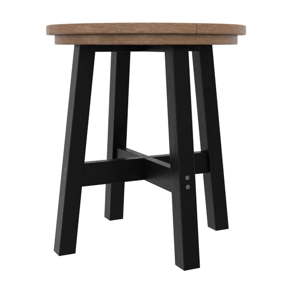 Round Adirondack End Table