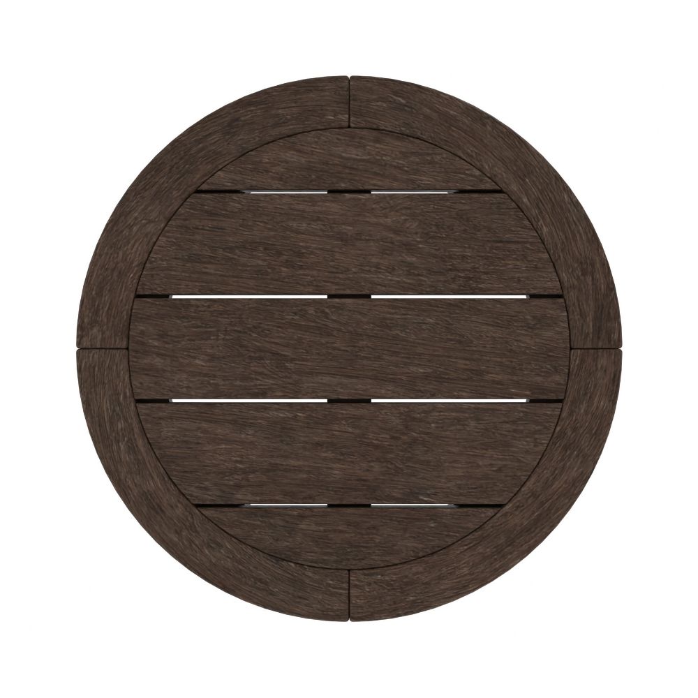 Round Adirondack End Table