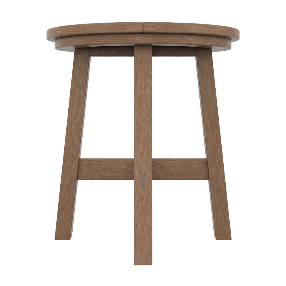 Round Adirondack End Table