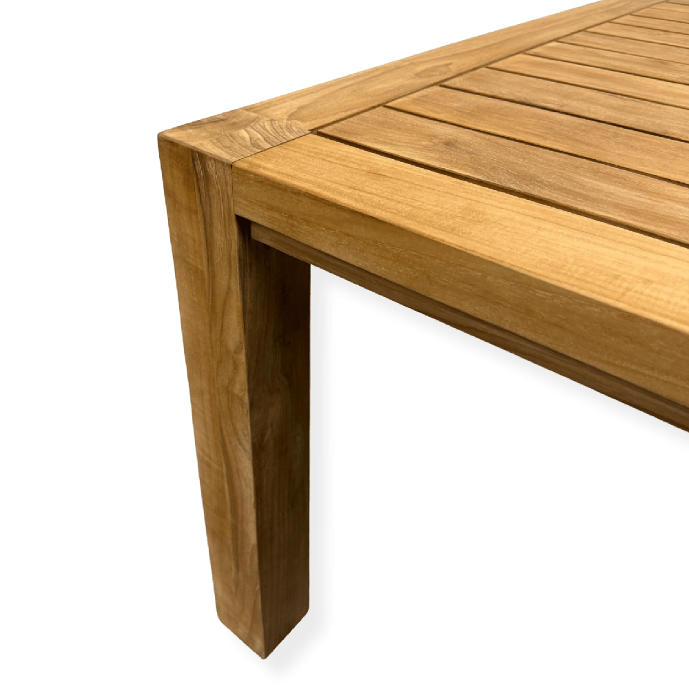 Comfort 43" x 96" Rectangular Teak Dining Table