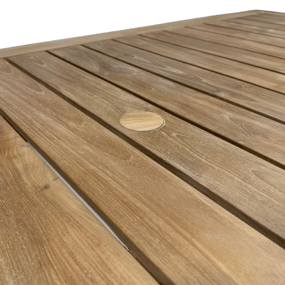 Comfort 43" x 96" Rectangular Teak Dining Table