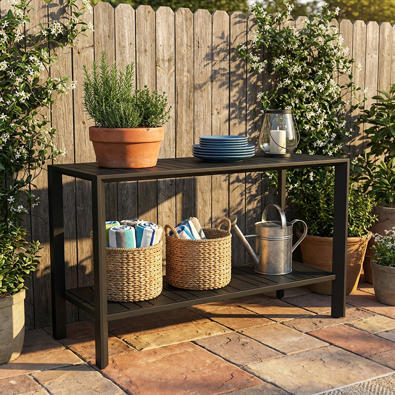 Cove Console Table - Black