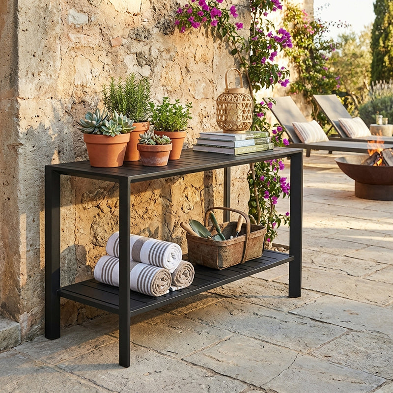 Cove Console Table - Black