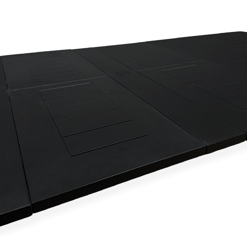 Cove 44" x 74" x 89" x 105" Extension Dining Table