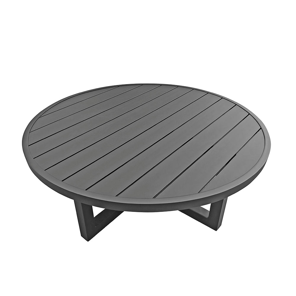 Cove 42" Round Coffee Table - Black – InsideOut