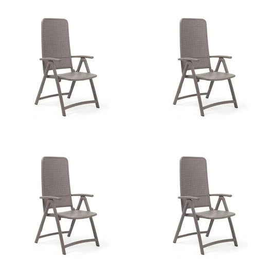 Darsena Foldable Dining Arm Chair - Set of 4