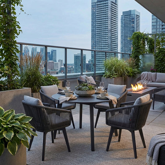 Diva Collection 5pc Dining Set