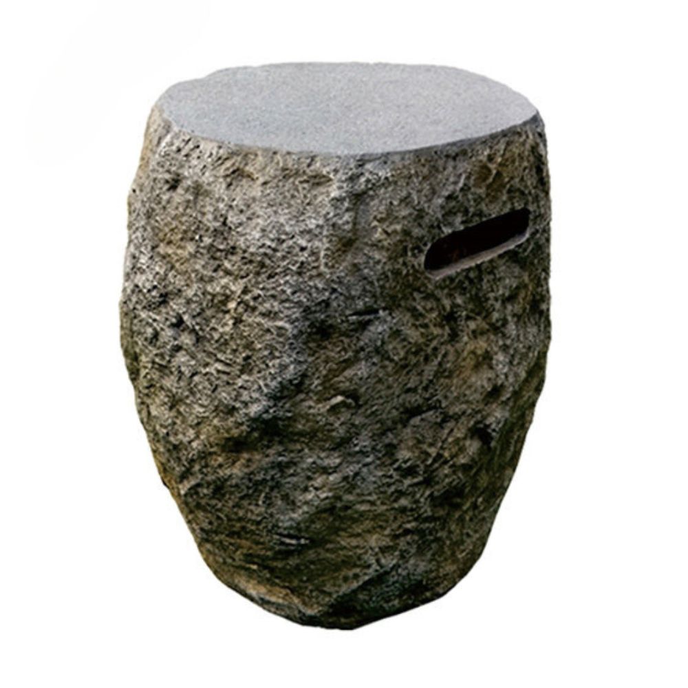 Boulder Cast Concrete Propane Tank Cover