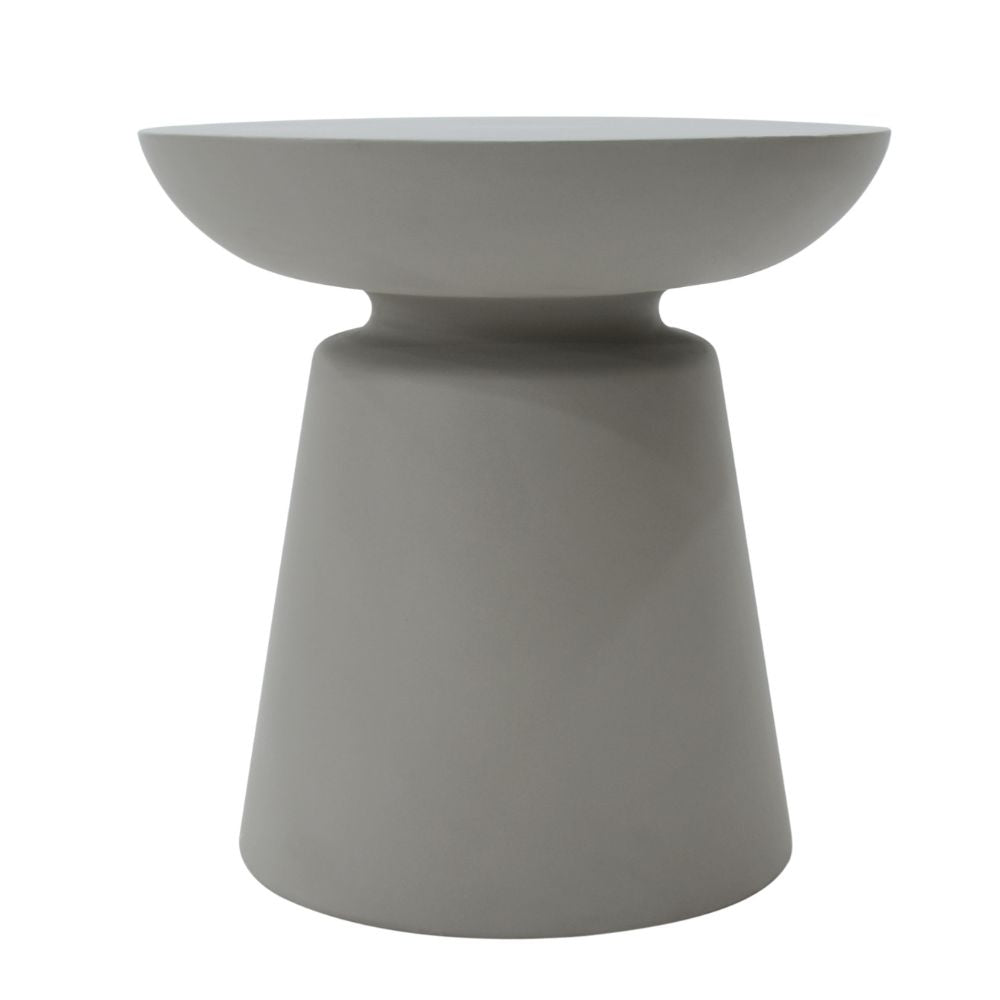 Kylix Series Large Cast Concrete Side Table