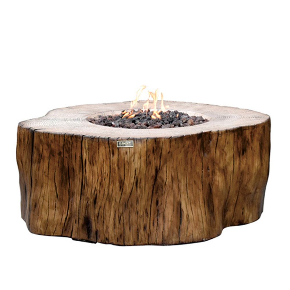 Manchester Redwood Cast Concrete Fire Table