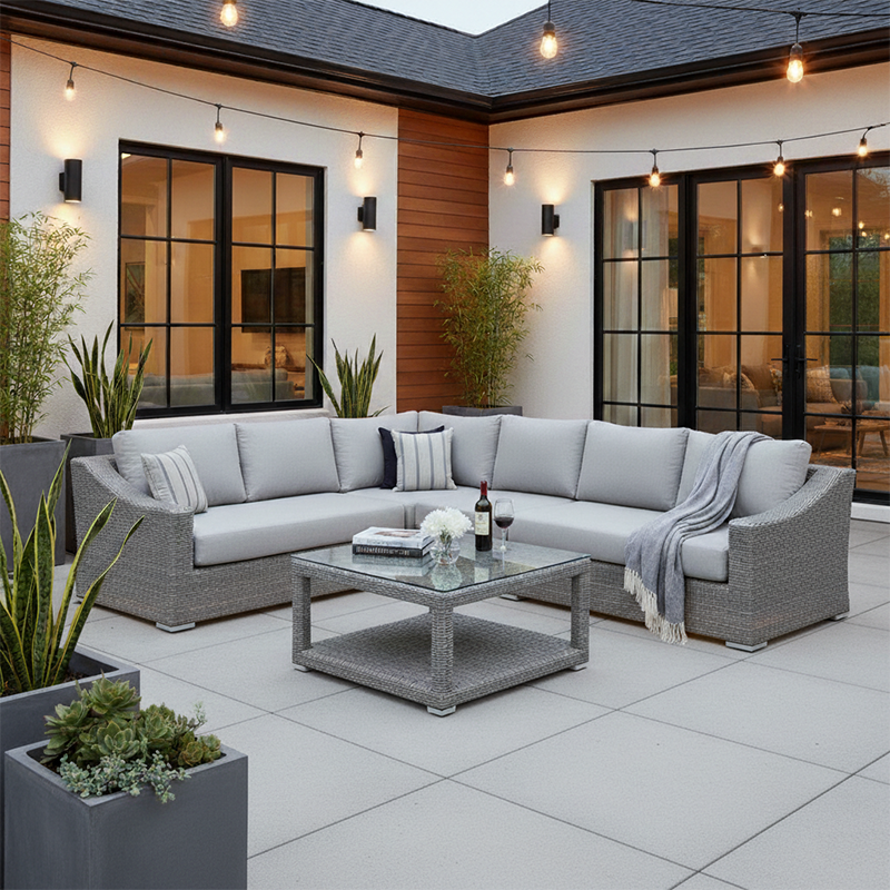 East Lake 4pc Sectional - Driftwood