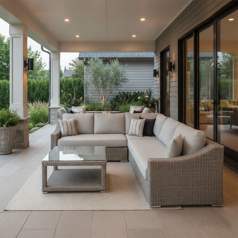 East Lake 4pc Sectional - Driftwood