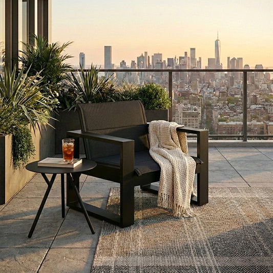 Evee Padded Sling Club Chair