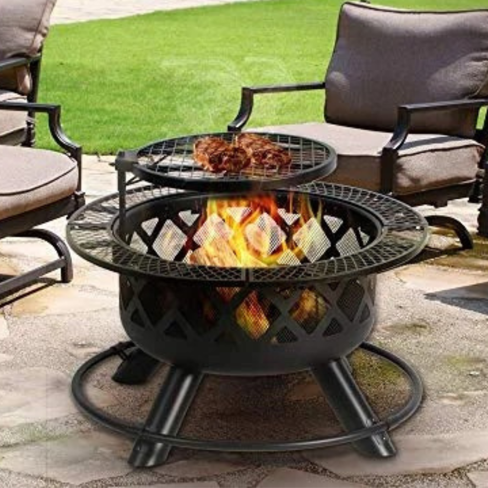 Fire Pit with Grill
