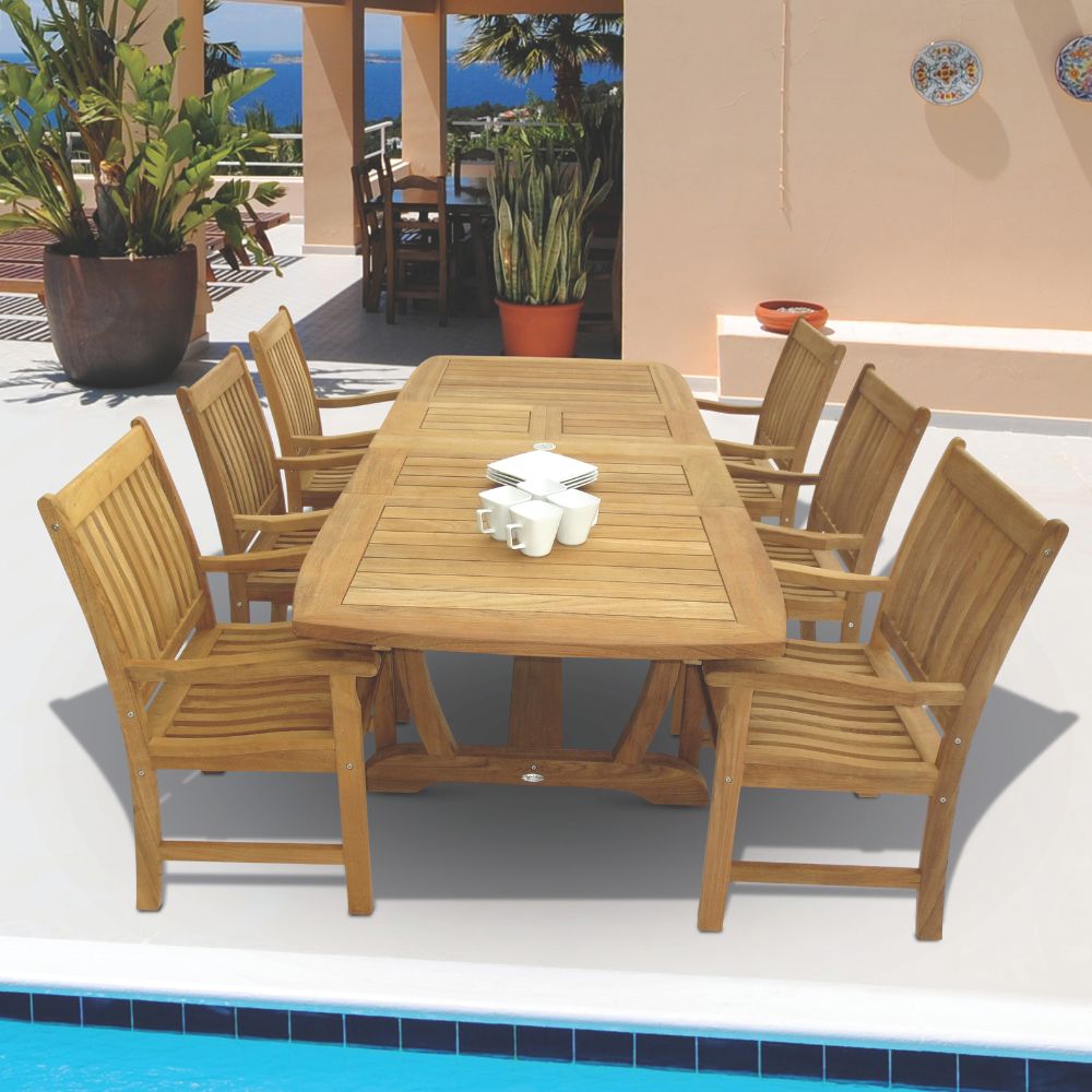 Compass 7pc Teak Dining Set