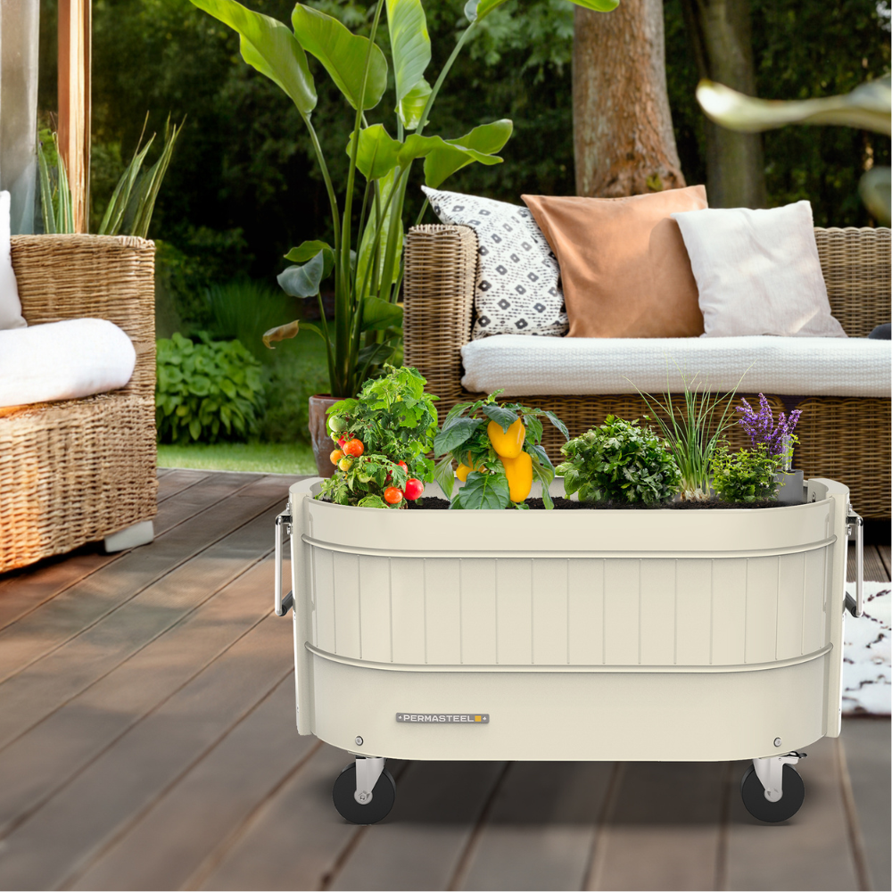Garden Bed with Self-Watering System