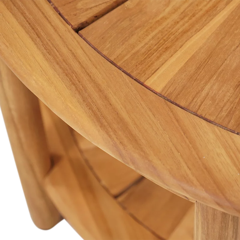 Haven Teak Corner Stool