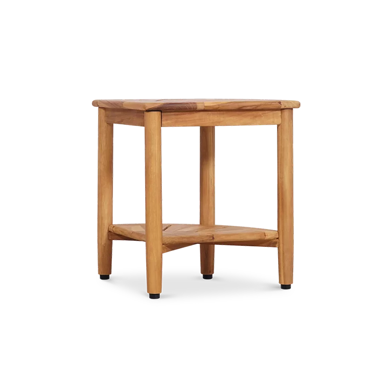 Haven Teak Corner Stool