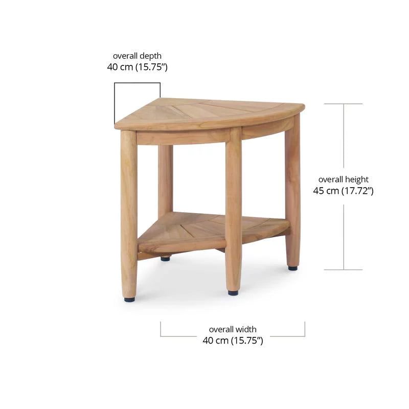 Haven Teak Corner Stool