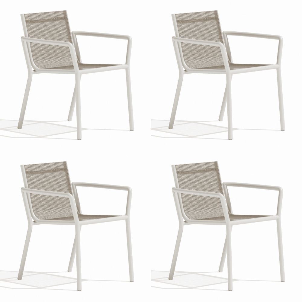 Island Sling Dining Arm Chair - Set of 4