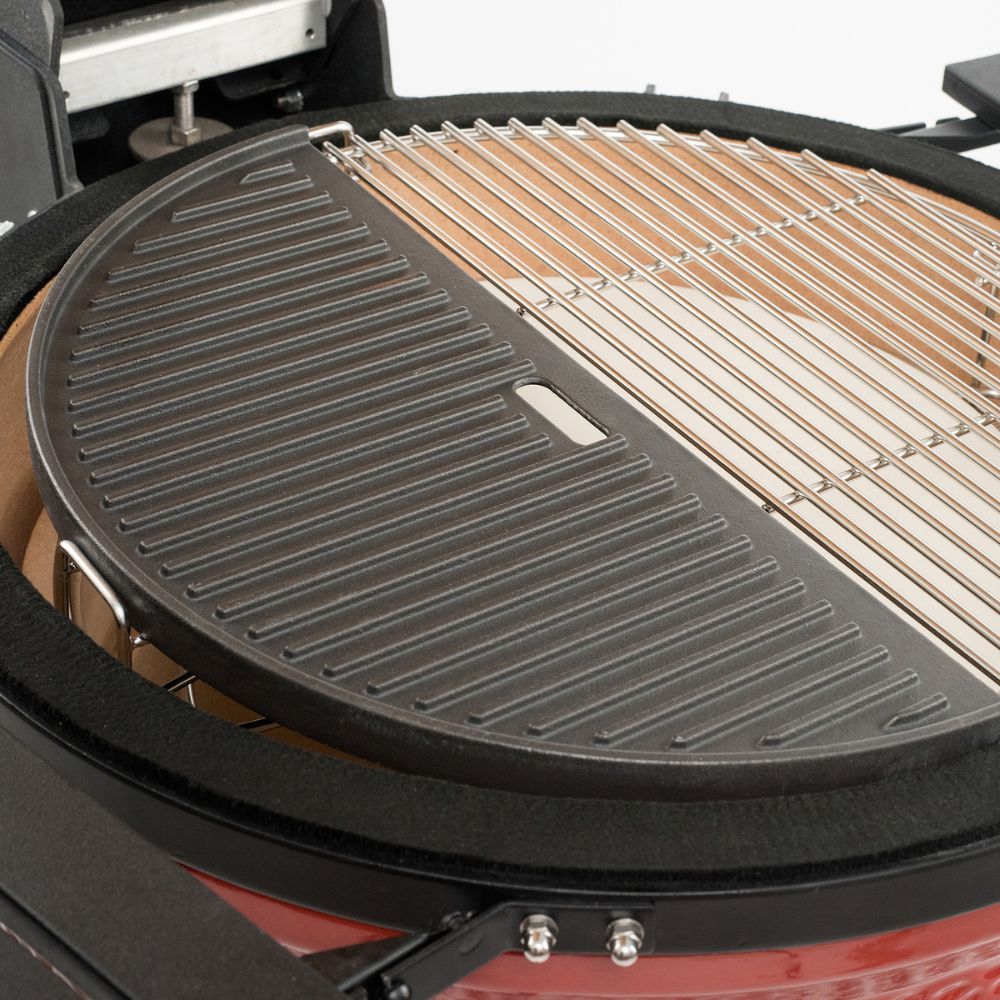 Kamado Joe Big Joe Half Moon Cast Iron Reversible Griddle